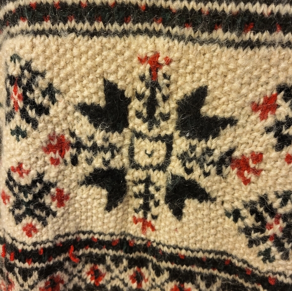 Jones New York Sport handknit large wool and acrylic sweater - Picture 4 of 6